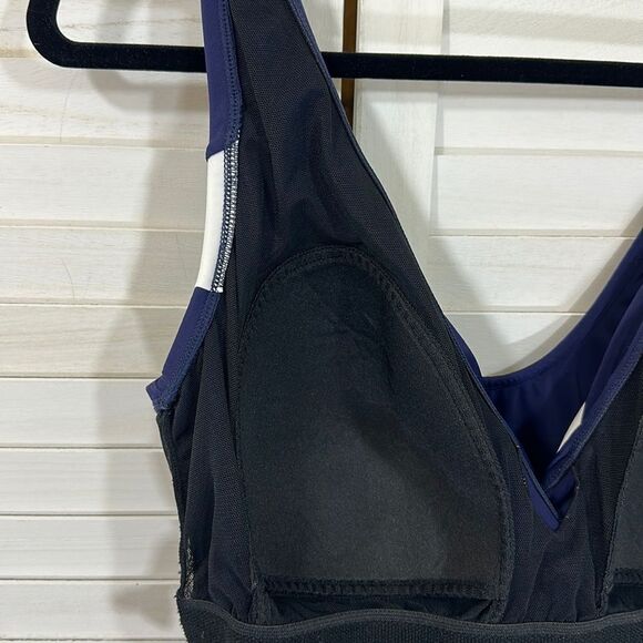 Robby Len Swimdress Size 20W Navy Blue & White EUC - Picture 12 of 15
